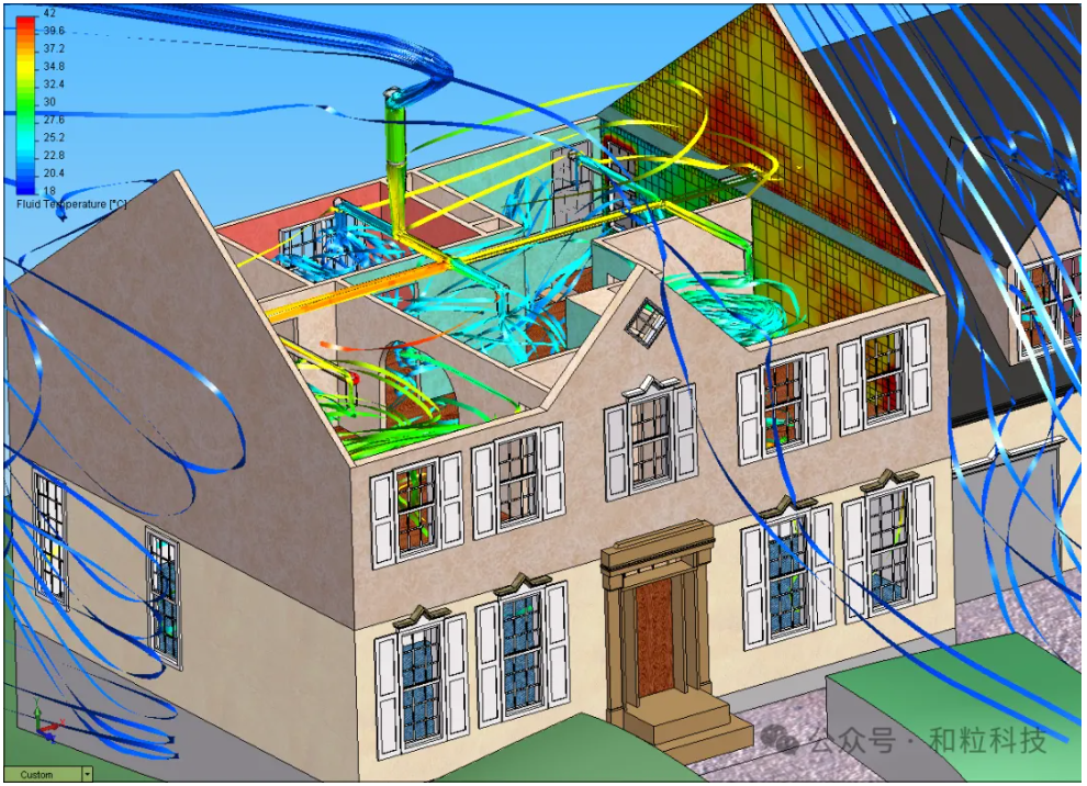 Simcenter FLOEFD HVAC模块：促进对建筑环境和居住舒适度的仿真